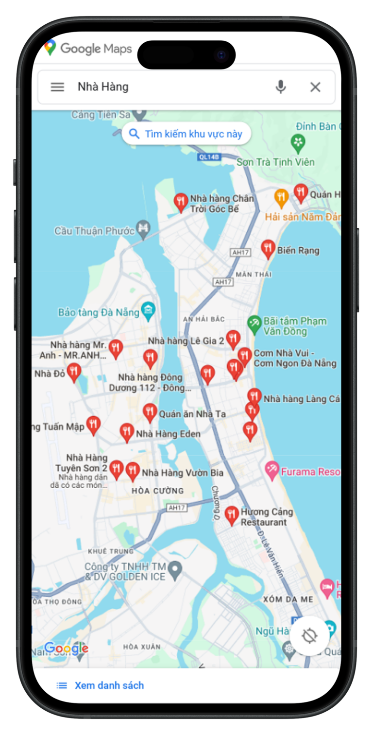 dịch vụ google maps Đà Nẵng